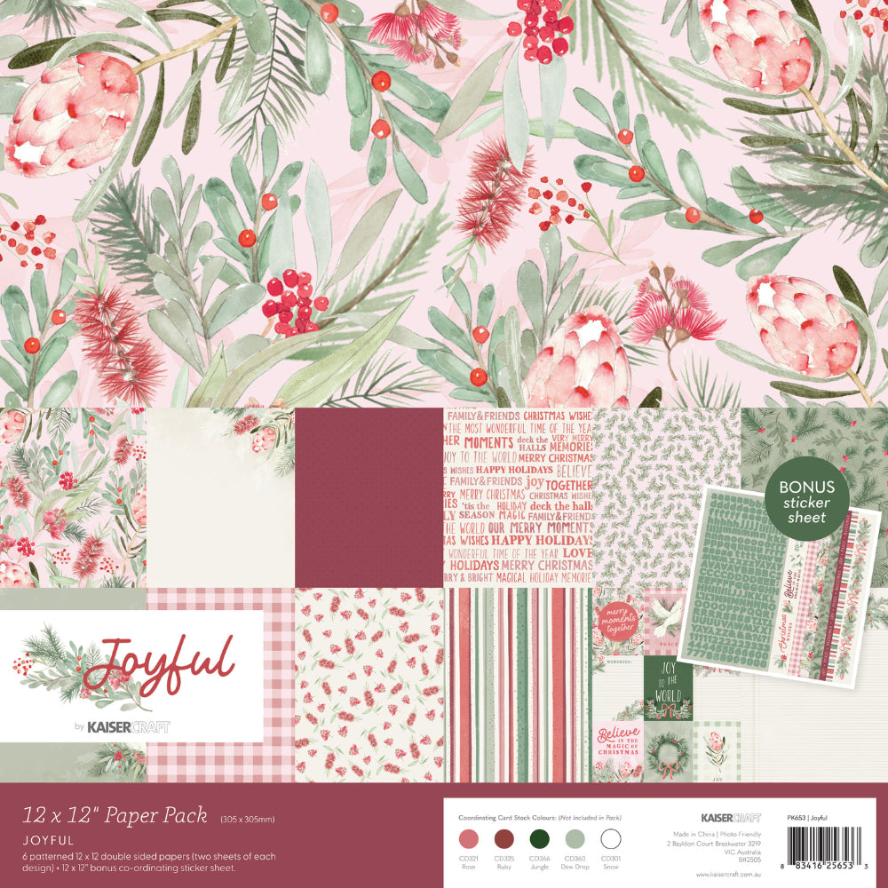 Joyful Paper Pack Bonus Sticker Sheet